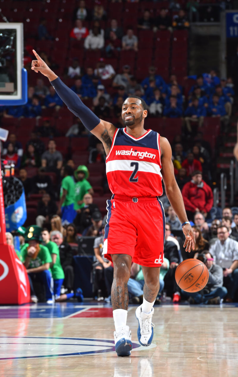 John Wall in the Air Jordan 12 "French Blue"