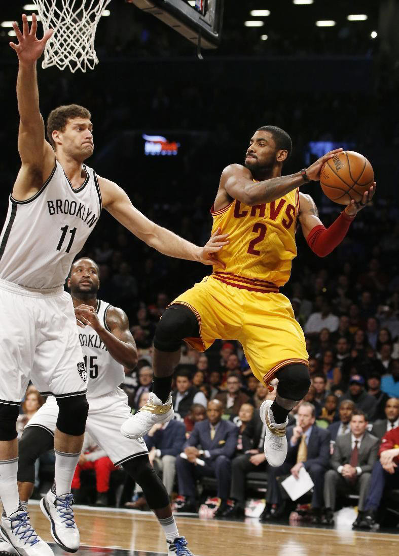 Kyrie Irving in a Nike Kyrie 2 PE