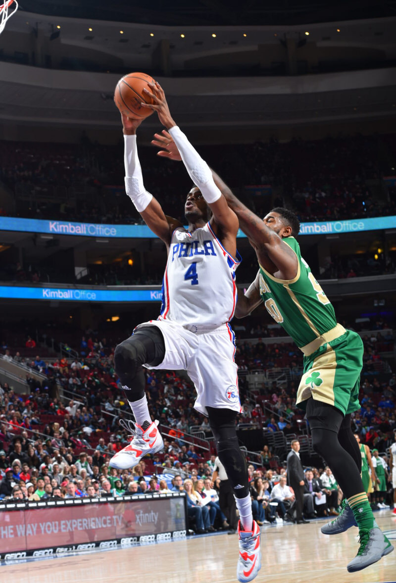 Nerlens Noel in the Nike LeBron 13 iD