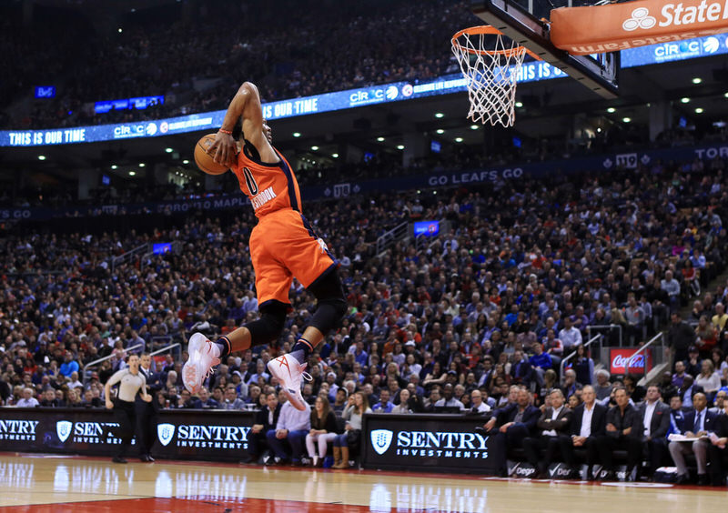 Russell Westbrook in an Air Jordan XXX PE