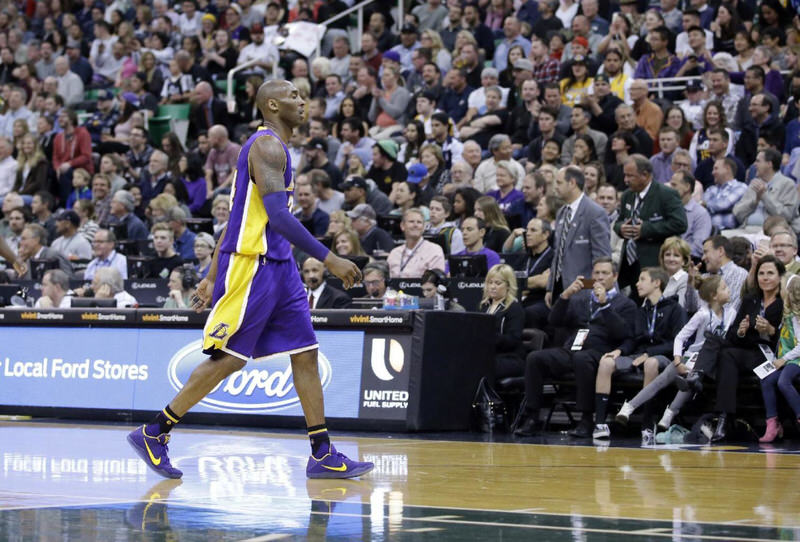 Kobe Bryant in a Nike Kobe 11 PE