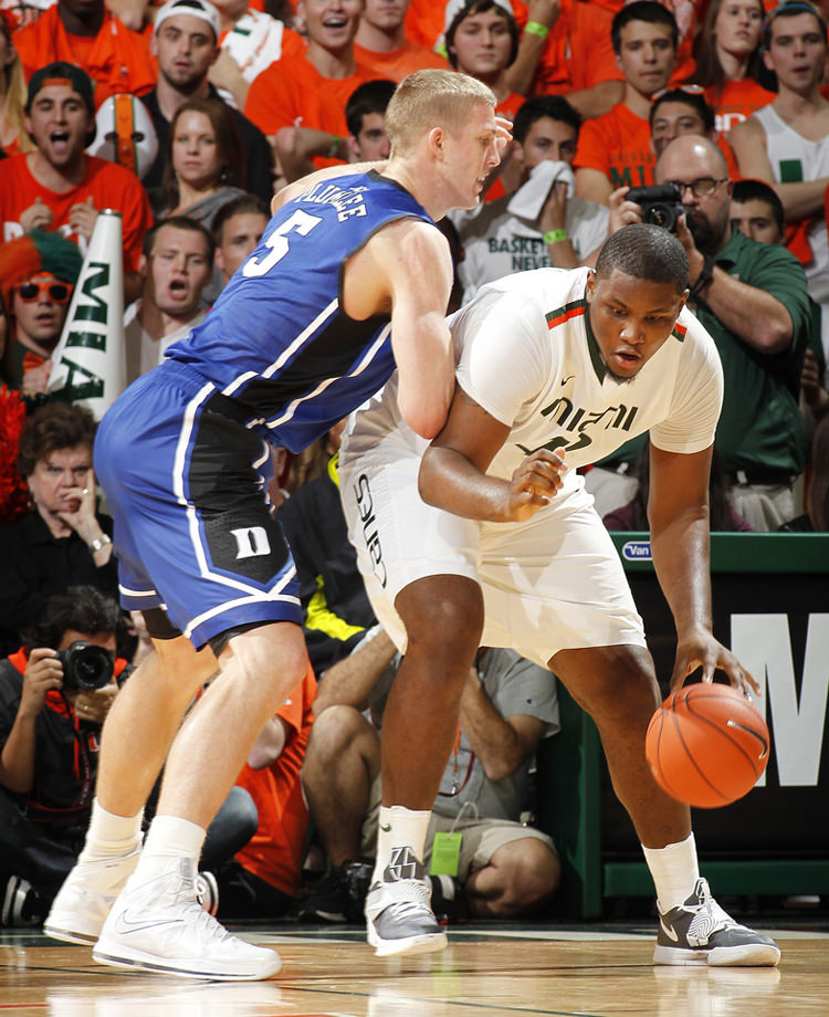 Mason Plumlee in the Nike LeBron X