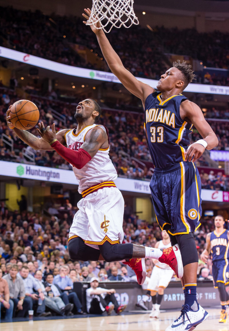 Kyrie Irving in a Nike Kyrie 2 PE