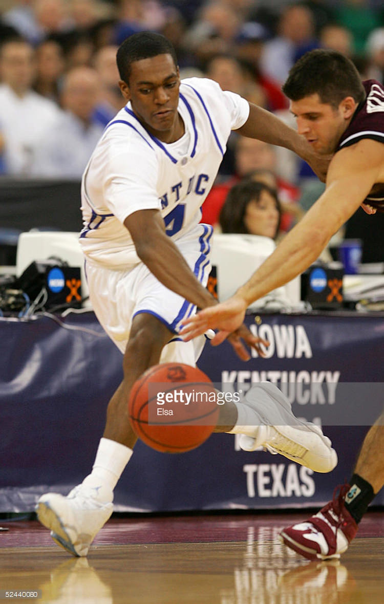 Rajon Rondo in the Air Jordan 13 "Neutral Grey"