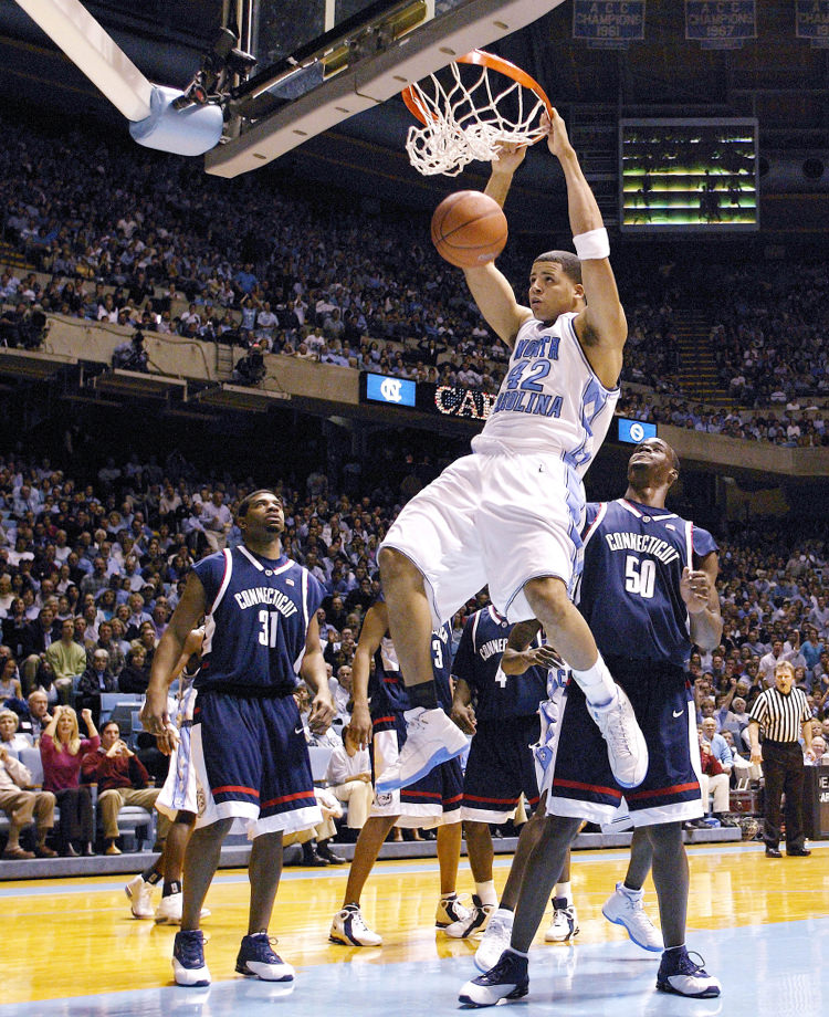 Sean May in the Air Jordan 12 "Melo"