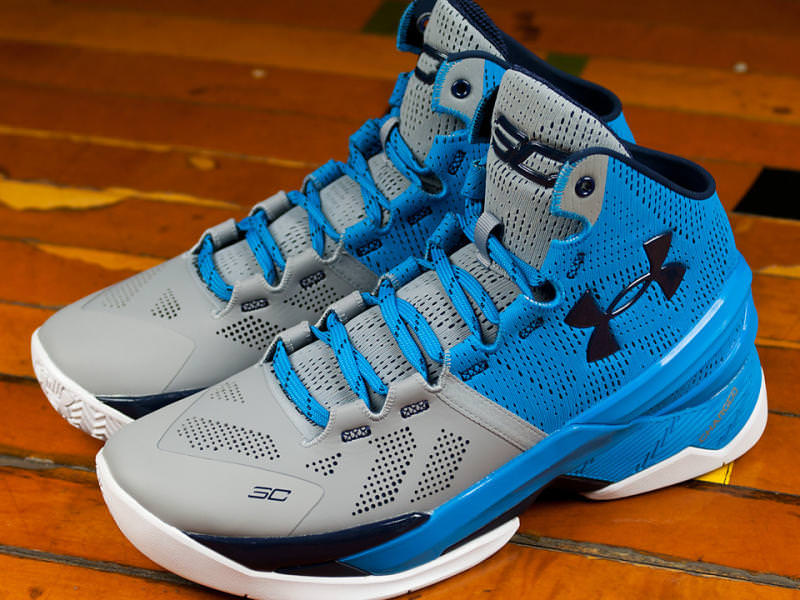 Under Armour Curry Two Steel Electric Blue