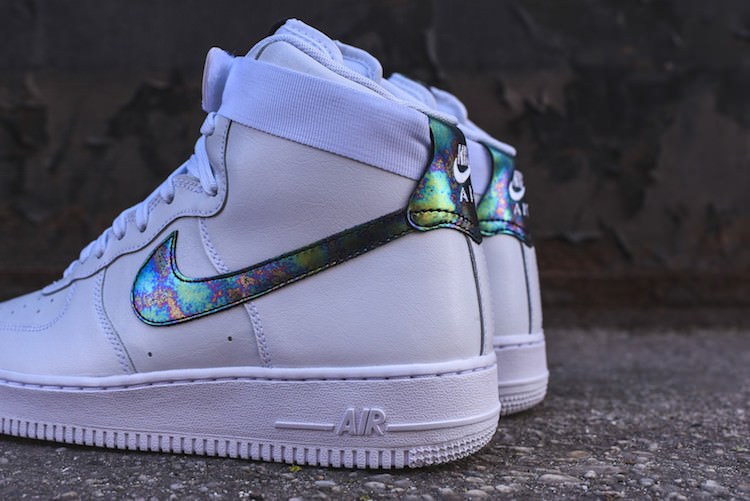 Nike Air Force 1 High LV8 White/Iridescent