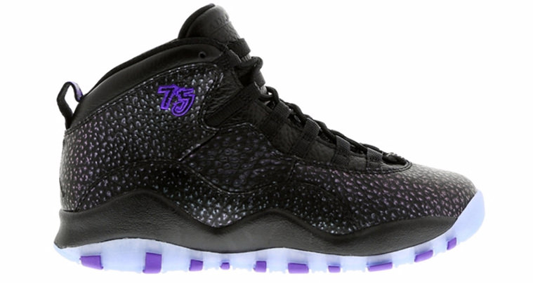 Air Jordan 10 Black Fierce Purple