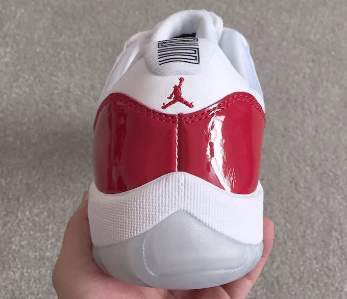 Air Jordan 11 Low White Varsity Red