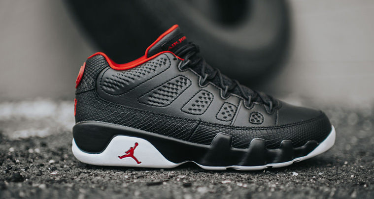 Air Jordan 9 Low Black White