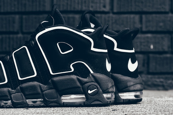 Nike Air More Uptempo Black White