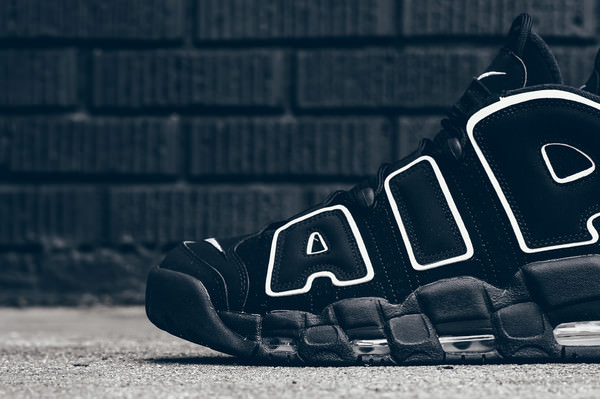 Nike Air More Uptempo Black White