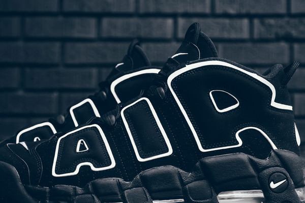 Nike Air More Uptempo Black White