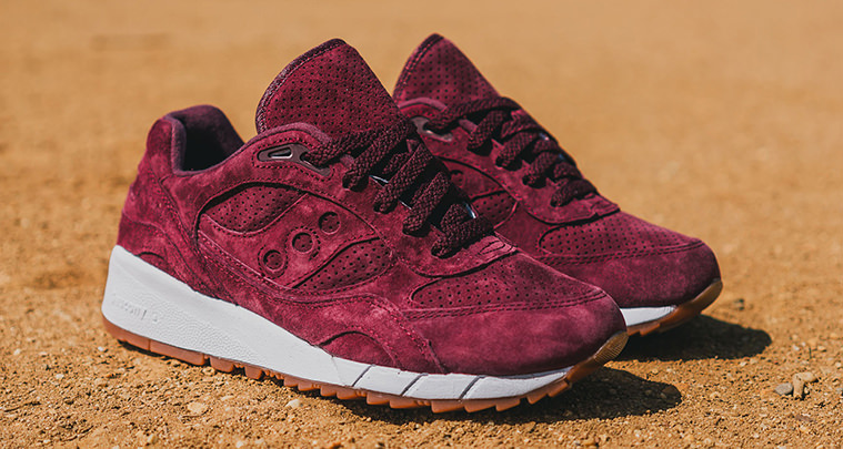 Saucony Shadow 6000 Burgundy Suede