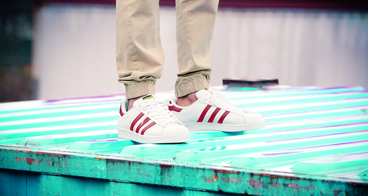 adidas Superstar 80s White Scarlett