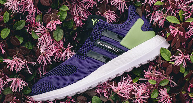 adidas Y-3 Pure Boost ZG Knit Purple Green