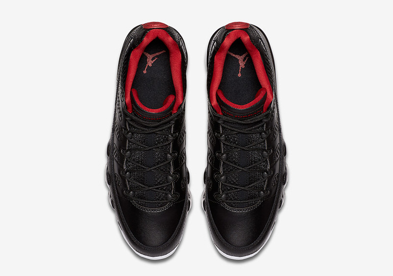 Air Jordan 9 Low Black University Red