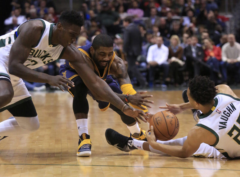 Kyrie Irving in a Nike Kyrie 2 iD