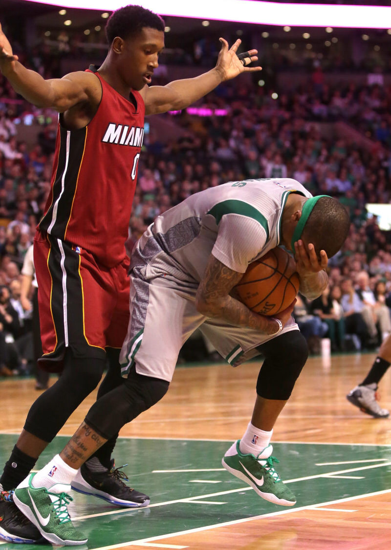 Isaiah Thomas in a Nike Kobe 11 iD