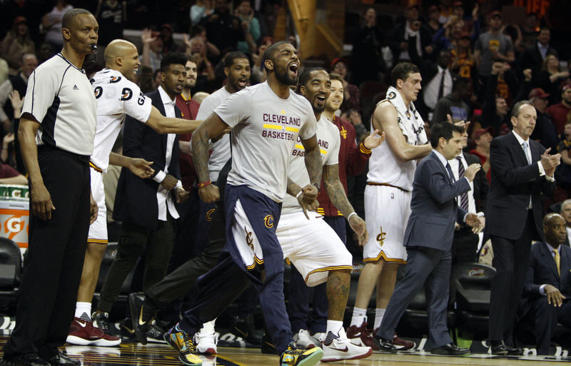 Kyrie Irving in the Nike Zoom Kobe V Prelude