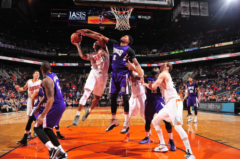 P.J. Tucker in the Nike Zoom Kobe V "Fade to Black"