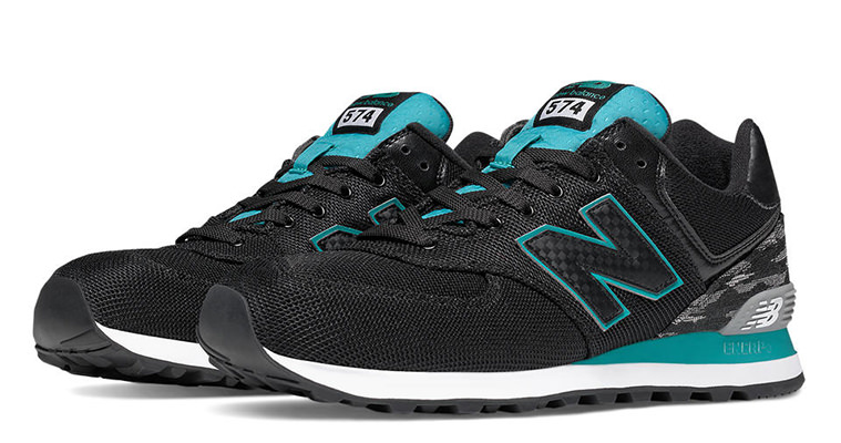 New Balance 574 Summer Waves Black/Teal