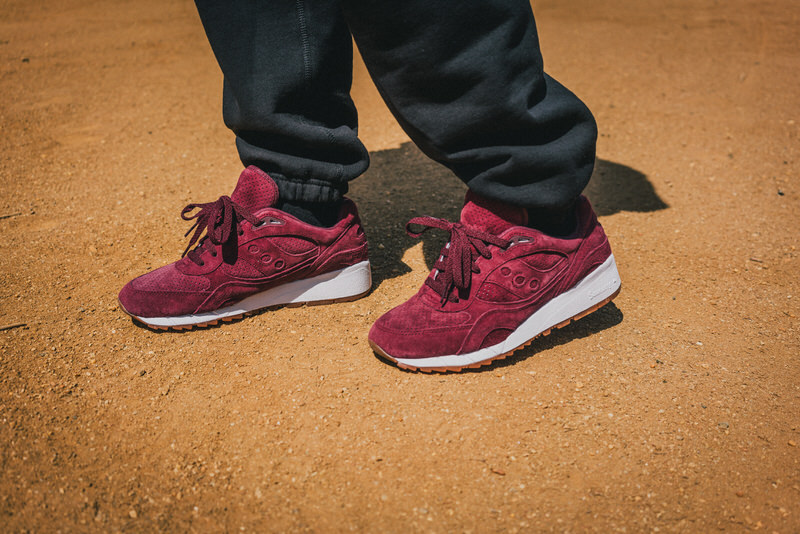 Saucony Shadow 6000 Burgundy Suede