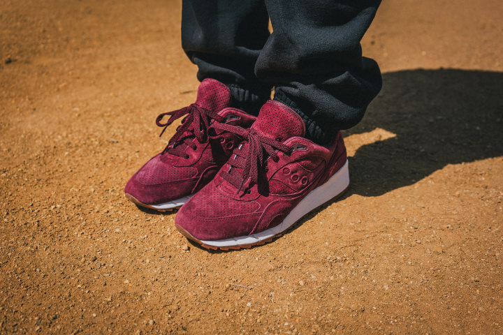 Saucony Shadow 6000 Burgundy Suede