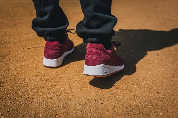 Saucony Shadow 6000 Burgundy Suede