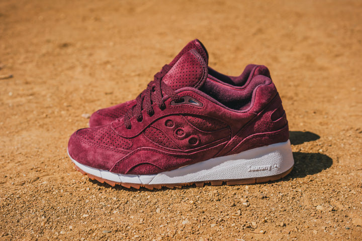 Saucony Shadow 6000 Burgundy Suede