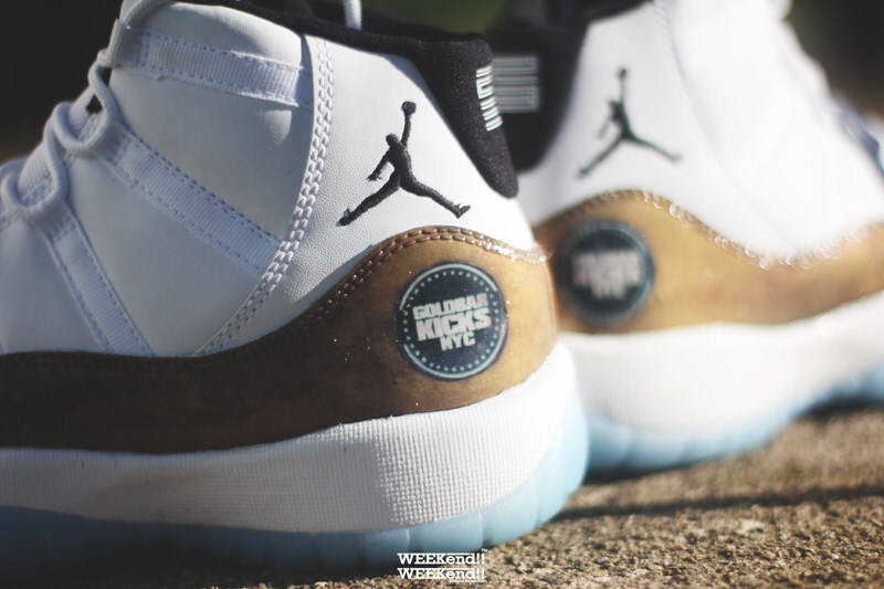 Air Jordan 11 "Goldbar" Custom by Rocketboy Nift