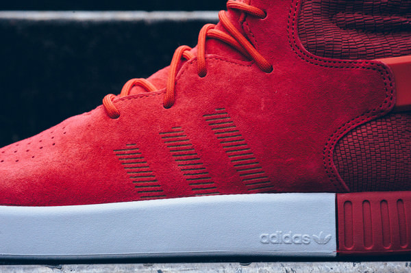 adidas Tubular Invader Red Vintage White