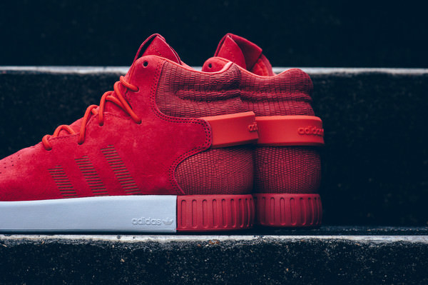 adidas Tubular Invader Red Vintage White