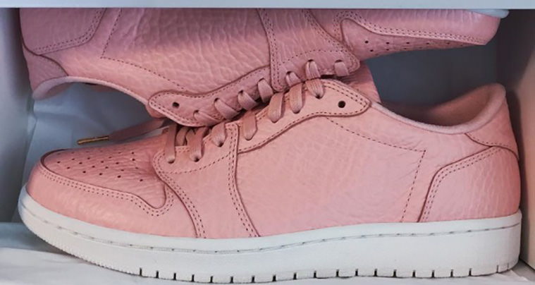 Air Jordan 1 Low Swooshless Pink