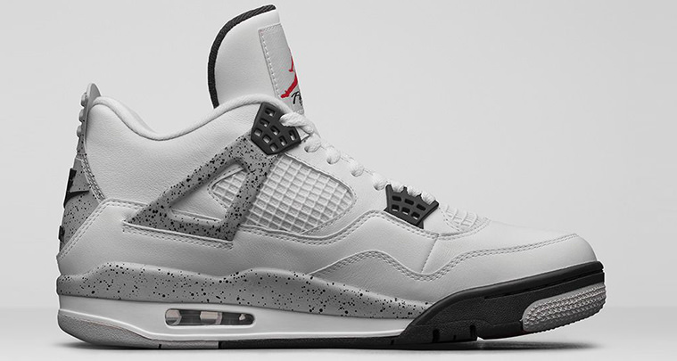 Air Jordan 4 White Cement