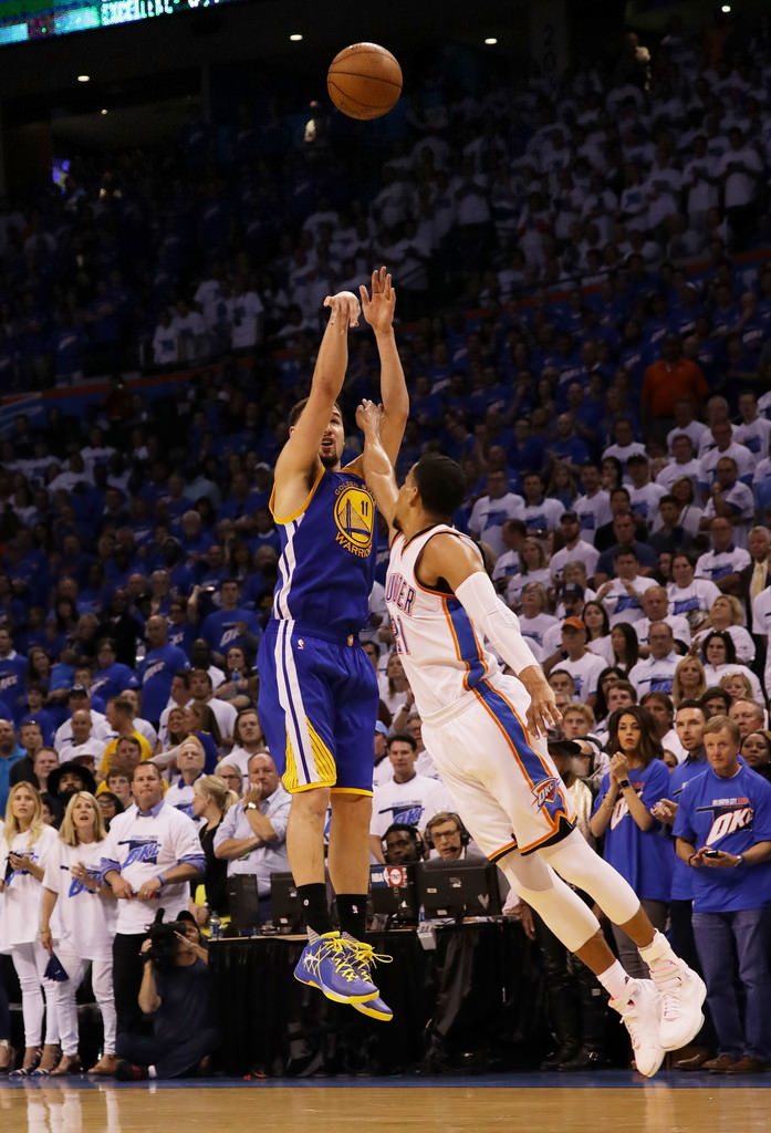 Golden Klay+State+Warriors+v+Oklahoma+City+Thunder+CEC2v40x_f6x