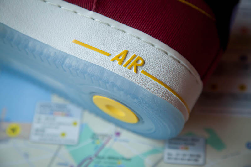 Bespoke Nike Air Force 1 "Redbird & Train" by Kal Seth