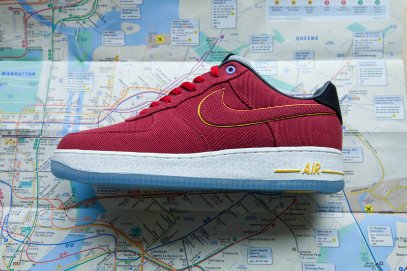 Bespoke Nike Air Force 1 "Redbird & Train" by Kal Seth