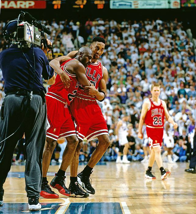 Michael Jordan Flu Game AJ XII 12 Scottie Pippen