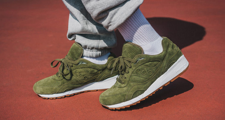 Saucony Shadow 6000 Olive Suede