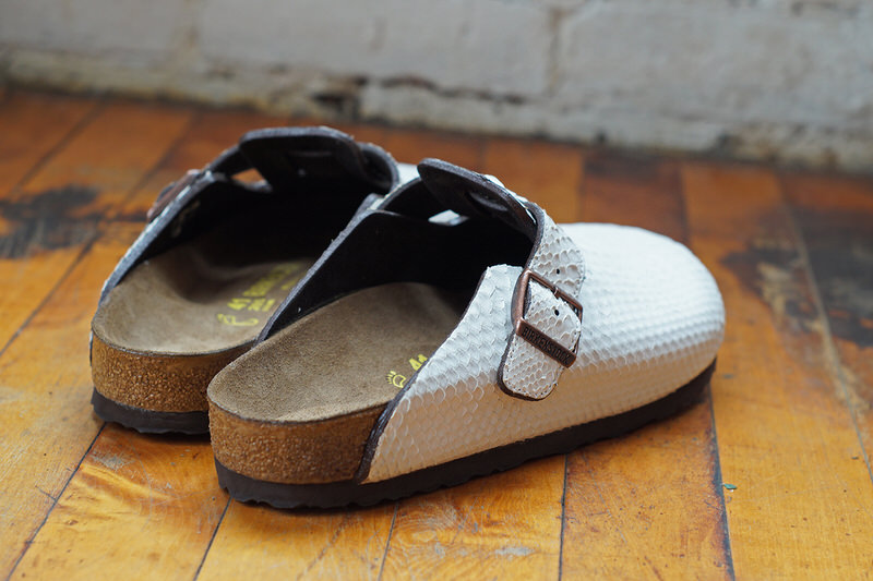 White Python Birkenstock Boston 3