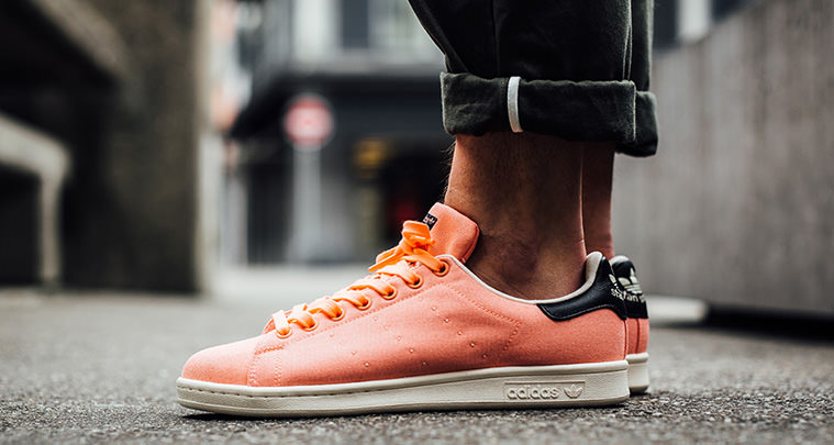 adidas Stan Smith Canvas Salmon