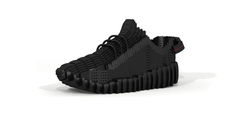 adidas Yeezy Boost 350 "Pirate Black" Gets the LEGO Treatment