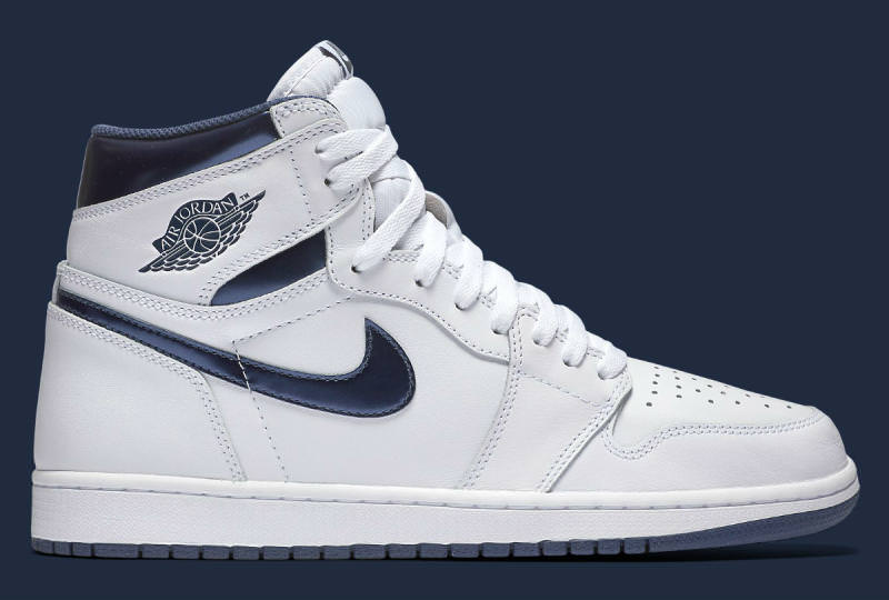 Air Jordan 1 High Metallic Navy