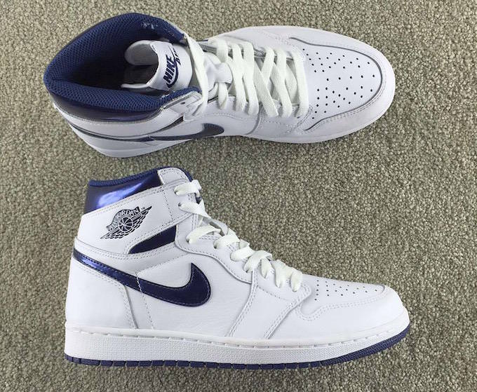 Air Jordan 1 High Metallic Blue