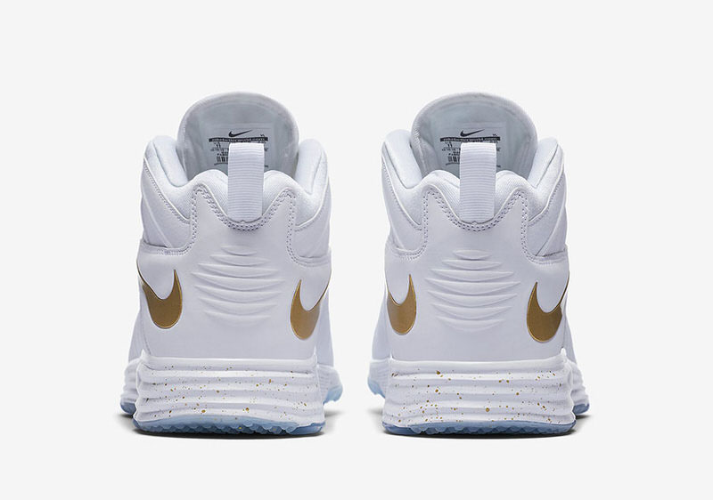 Nike Huarache 4 Turf White Metallic Gold