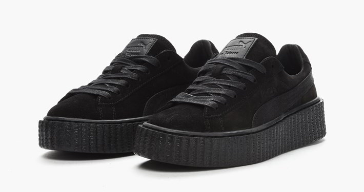 Rihanna x PUMA Suede Creeper "Black"