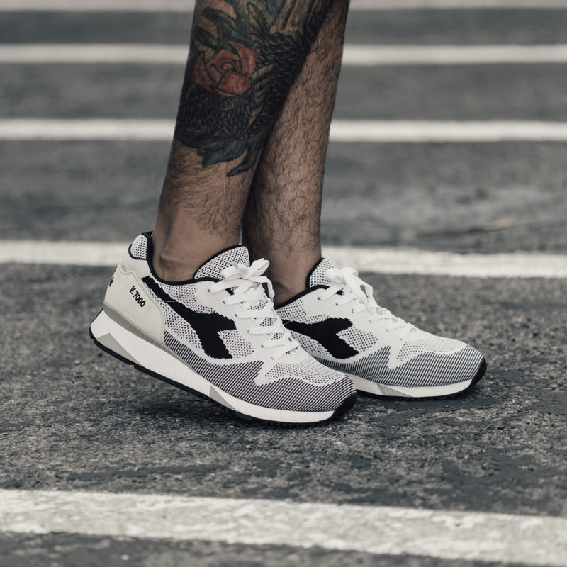 Diadora V7000 Weave White/Black