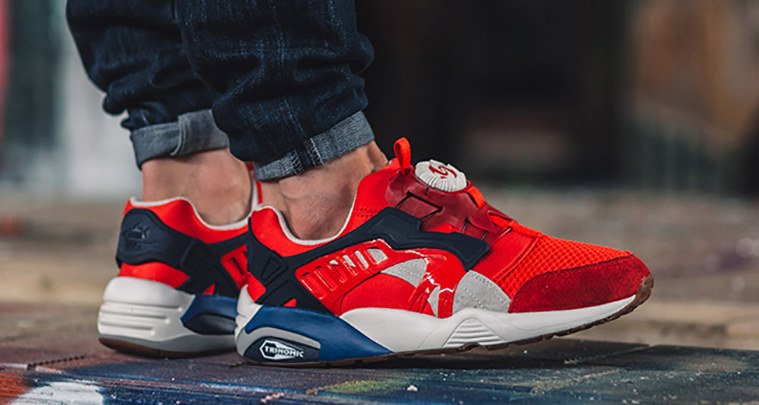 PUMA Disc Blaze Athletic High Risk Red