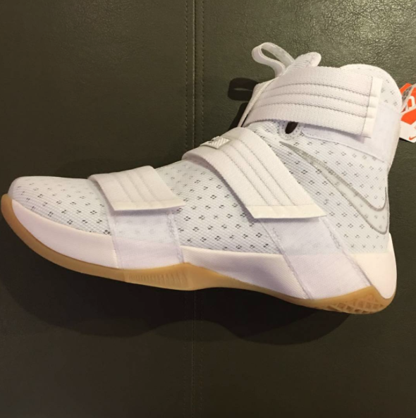 Nike LeBron Solider 10 White Gum